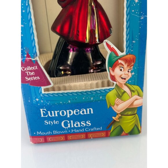 Santa's Best Captain Hook Disney Peter Pan European Mouth Blown Glass Ornament - Picture 7 of 16